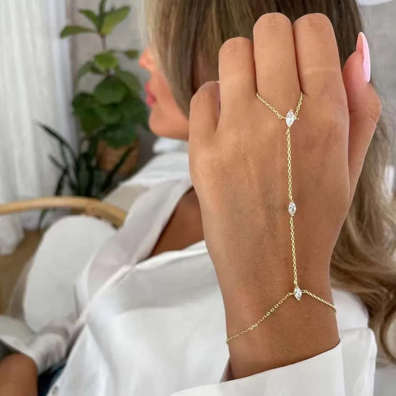Bohemia Shiny Rhombus Crystal Bracelet