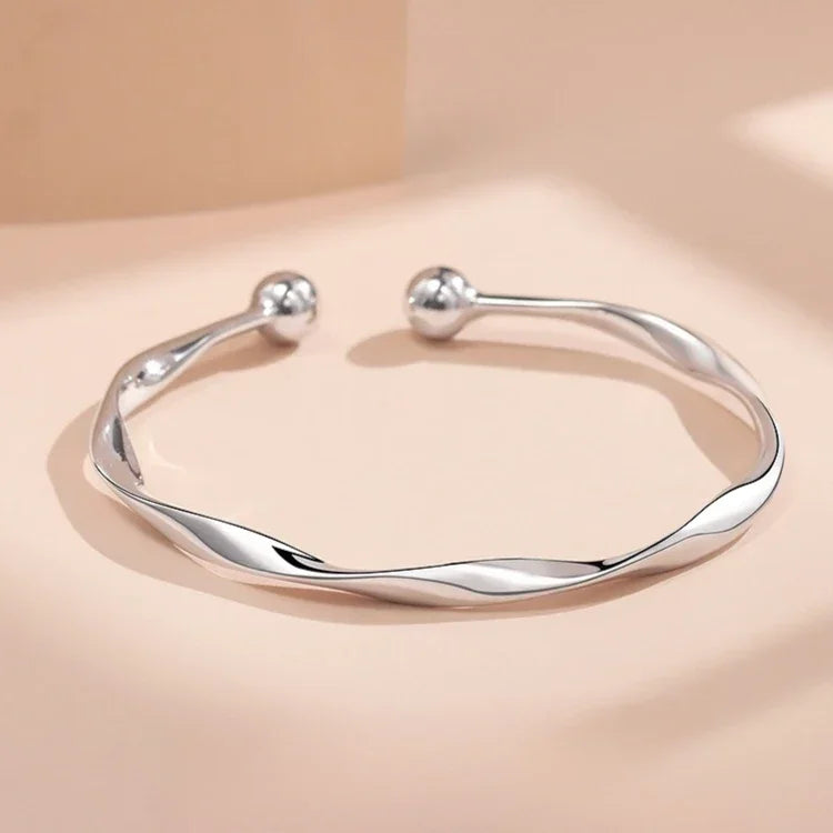 Snake Green Gemstone Bangle